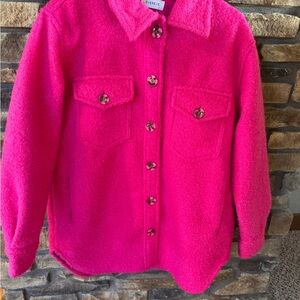 Evereve hot pink jacket/shacket